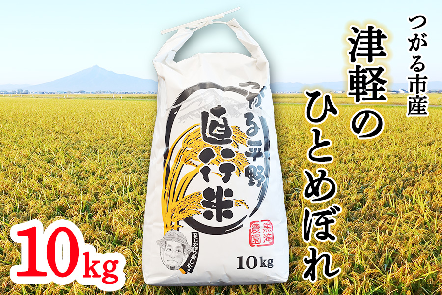 令和7年産 つがる市産「津軽のひとめぼれ」10kg｜2025年産 青森県 津軽 お米 白米 米 コメ こめ ひとめぼれ 精米 新米 [0897]