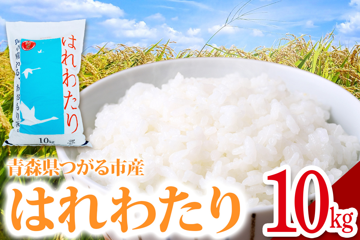 令和7年産 はれわたり 10kg 白米｜2025年産 お米 米 コメ 精米 農協 特A [0900]