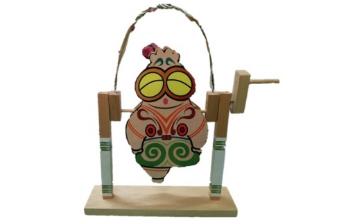 しゃこちゃん縄跳び (からくりおもちゃ工作) [0012]