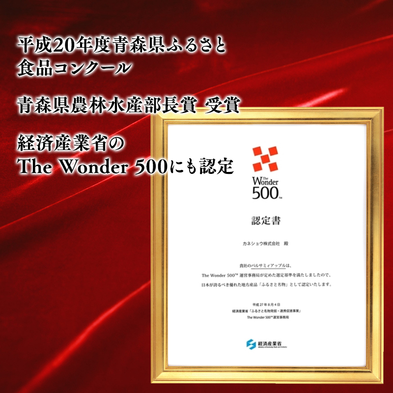 バルサミィアップル200ml×1本(2年熟成)