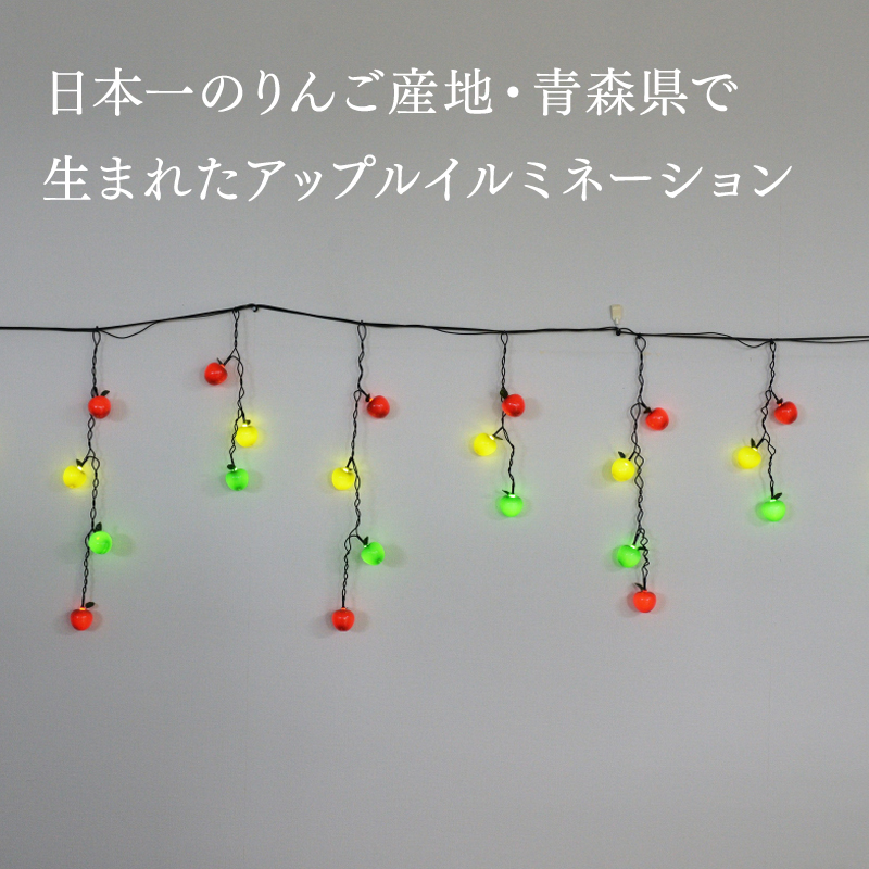 アップルイルミネーション延長用2m×3個【LED】