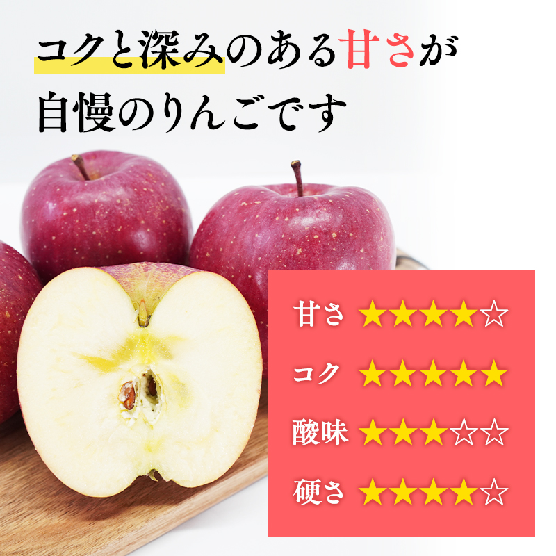 【令和7年産先行受付】令和8年1～2月発送 贈答規格サンふじ約3kg【青森県平川市産・青森りんご】