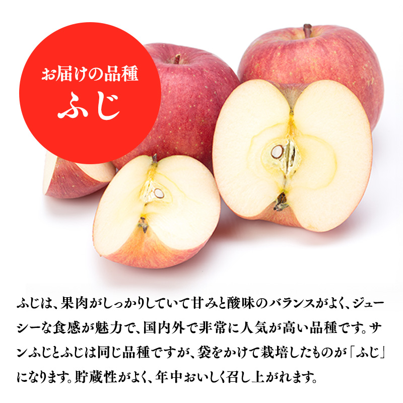 ５～７月発送　訳あり　家庭用　甚八りんごふじ３kg　【マルジンサンアップル　5月　6月　7月　青森県産　平川市　りんご　ふじ　3kg　訳あり　家庭用】