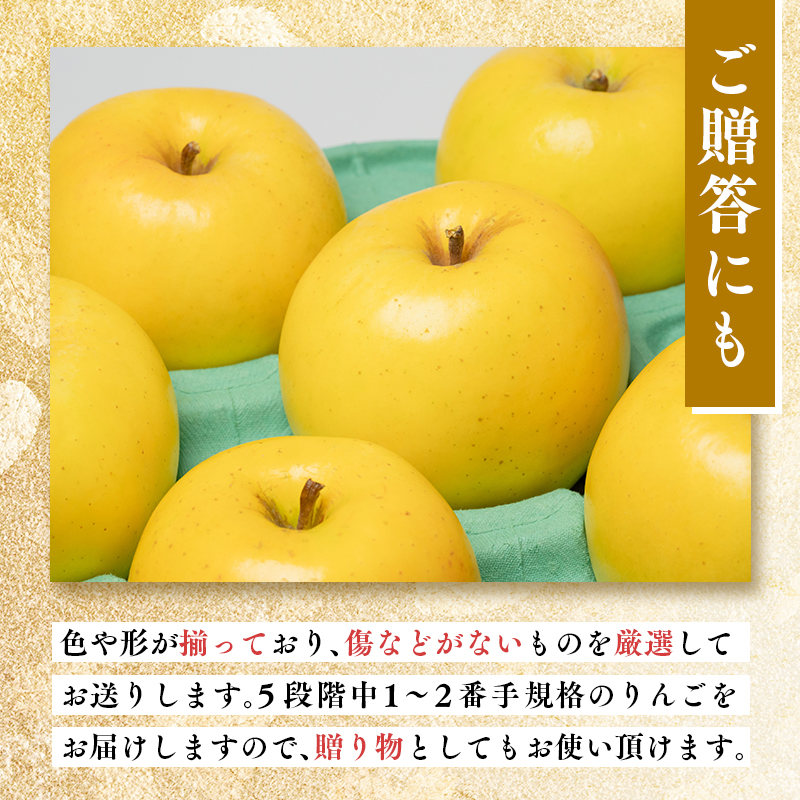年内発送 贈答用もりのかがやき約5kg（糖度証明書付き)　【那由多のりんご園・平川市産】