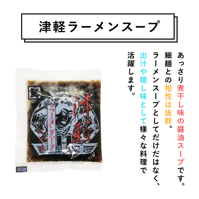 高砂食品　国産小麦ラーメン太麺20食&津軽ラーメンスープ・ラーメンスープ各10袋(計20袋)