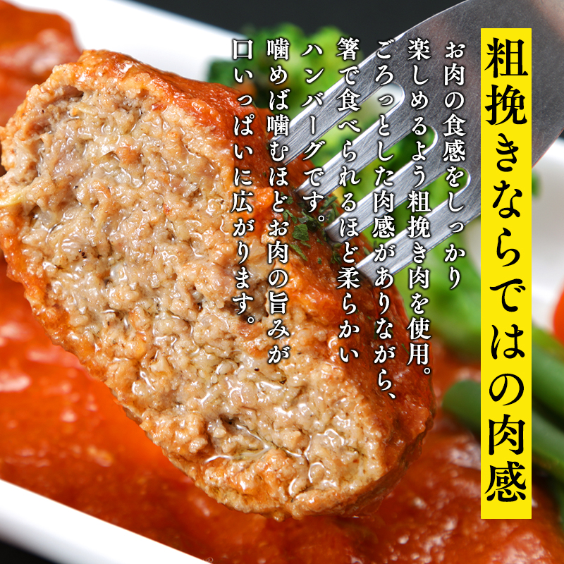 トマト煮込みハンバーグ160g×5 【平川市産原料使用】