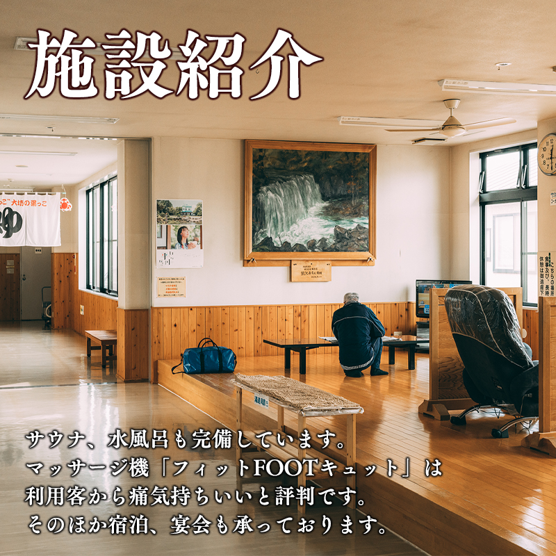 大坊温泉 入浴券12枚綴り1冊