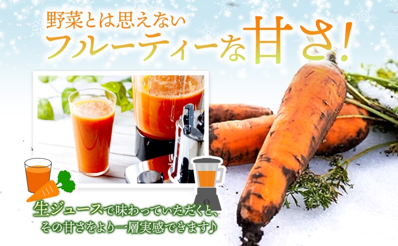 【冬季数量限定】ふかうら雪人参 約10kg 人参 にんじん ニンジン ジュース フルーティー 甘い おいしい ブランド 野菜 青森県 深浦町