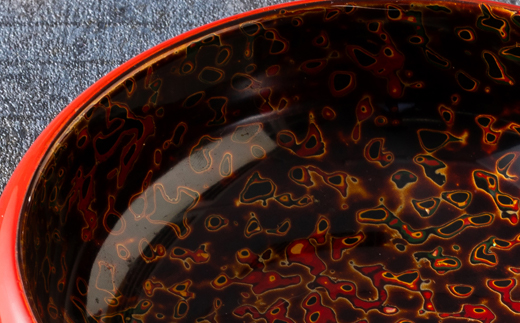 三百余年の伝統　『津軽塗(唐塗)　おつまみ菓子器』　1個【配送不可地域：離島・沖縄県】