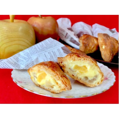 ふじのりんごのクリームパイ(5個入り)【配送不可地域：離島・沖縄県】