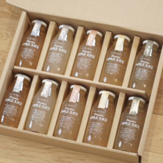 前田農園のりんごジュース　180ml　10本セット(5種類×各2本)【配送不可地域：離島・沖縄県】