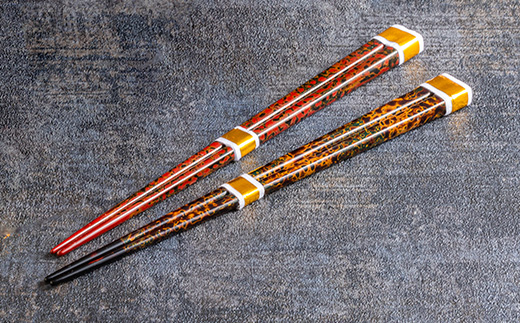 三百余年の伝統　『津軽塗(唐塗)　お椀・お箸セット』【配送不可地域：離島・沖縄県】