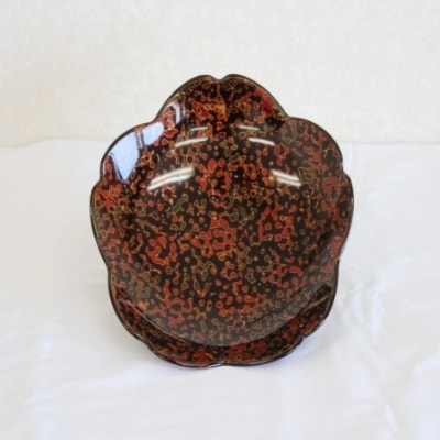 三百余年の伝統　『津軽塗(唐塗)　桜鉢菓子器』【配送不可地域：離島・沖縄県】