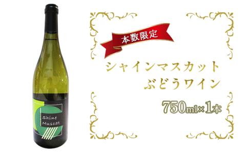 シャインマスカットぶどうワイン 750ml×1本