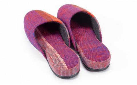 伝統工芸品 南部裂織　スリッパ【02402-0014】