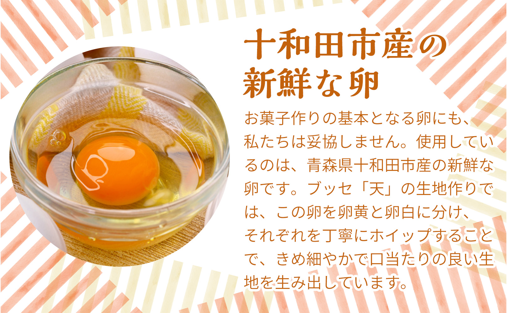 天（ブッセ）10個入り【お菓子 おかし 焼き菓子 個包装 化粧箱 バター クリーム スイーツ デザート おやつ 長芋 手土産 ギフト 贈り物 青森県 七戸町】【02402-0312】