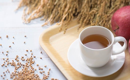 りんご玄米茶の2個セット　【02402-0377】