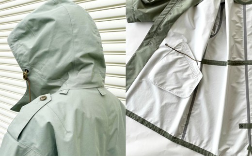 高耐候モッズコート 【送料無料 青森県 七戸町 羽織 アパレル 服 洋服 上着 羽織 コート モッズコート 秋 冬 春 ユニセックス 男性 女性 シンプル 普段着】　【02402-0420】
