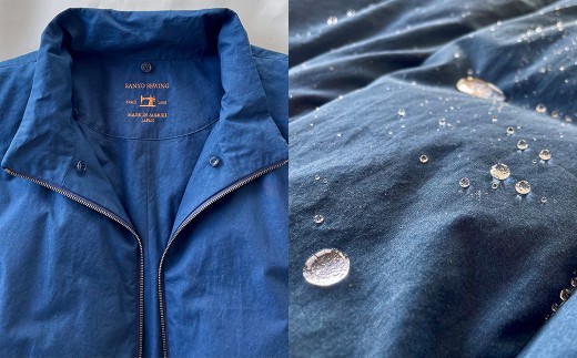 本藍染ベスト 【送料無料 青森県 七戸町 羽織 アパレル 服 洋服 上着 羽織 モッズコート ベスト 秋 冬 春 ユニセックス 男性 女性 シンプル 普段着】　【02402-0423】