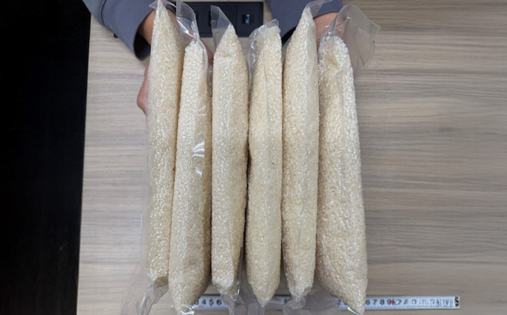 【便利な小分け真空パック！】精米　まっしぐら:6合(900g)×6P/計5.4kg　【02402-0484】