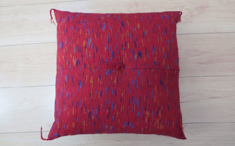 伝統工芸品 南部裂織 クッション　【02402-0013】