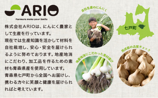 ⿊にんにく 500g×3パック【国産 にんにく 新鮮 野菜 長期保存 健康 贈り物 ギフト 東北 青森県 七戸町 送料無料】【02402-0388】