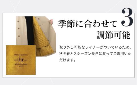 トレンチコート（男性用）「The Trench -mens-」＜ネイビー＞【02402-0161】