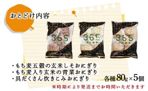 簡単・便利 3種のごちそうおにぎりセット【02402-0258】