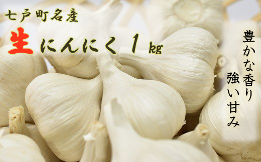 【2026年7月発送】【早期予約品】貴重な生にんにく（1kg）　【02402-0089】