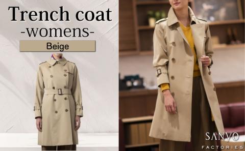 トレンチコート（女性用）「The Trench -womens-」＜ベージュ＞【02402-0131】