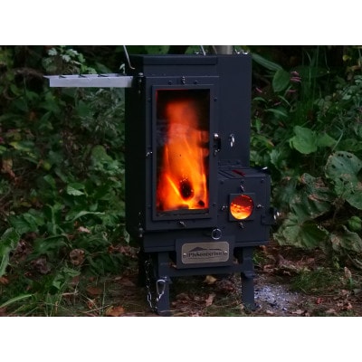 フェニックスライズの薪ストーブ「シン・不死鳥Jr.(ペレットボックスセット)」【配送不可地域：離島・沖縄県】