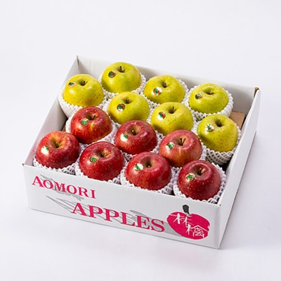 五戸のサンふじと王林の詰め合わせ 約5kg【配送不可地域：離島・沖縄県・九州】