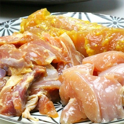 青森シャモロック　和の焼肉Bセット(やわらか・美味しい味付け鶏肉　1～2人前)【配送不可地域：離島・沖縄県】