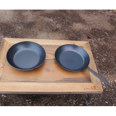 フェニックスライズのソロ向けミニフライパン「コメット全鉄」ふた・取っ手付き1セット【配送不可地域：離島・沖縄県】