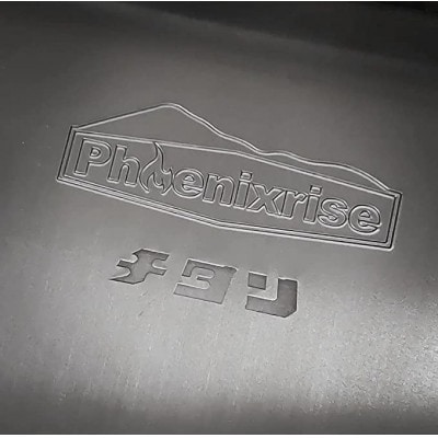 フェニックスライズの「焚き火テッパン[チタン]　厚さ3.0mm　ラージメスティンサイズ」【配送不可地域：離島・沖縄県】