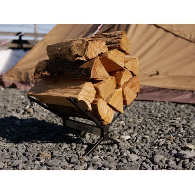 フェニックスライズの薪置き台「ダブルデッカちゃん」【配送不可地域：離島・沖縄県】