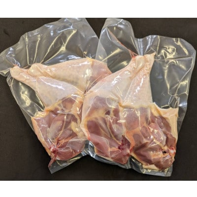 青森シャモロック　骨付きもも肉4本セット(2本入×2パック)冷凍【配送不可地域：離島・沖縄県】