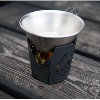 フェニックスライズの小型コンロ「ほたる　ブラック」【配送不可地域：離島・沖縄県】