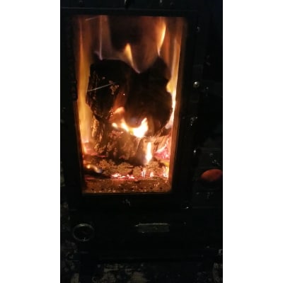 フェニックスライズの薪ストーブ「不死鳥ワイドタイプ(ペレットボックスセット)」【配送不可地域：離島・沖縄県】