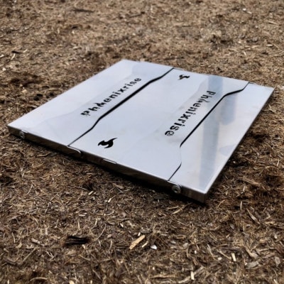 「オバドラスタンド」焚火台OverDriveに合わせたステンレス製　1台【配送不可地域：離島・沖縄県】