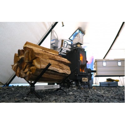 フェニックスライズの薪置き台「ダブルデッカちゃん」【配送不可地域：離島・沖縄県】