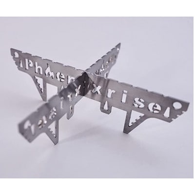 フェニックスライズの「アルコールストーブ用五徳ステンレス(小)」【配送不可地域：離島・沖縄県】