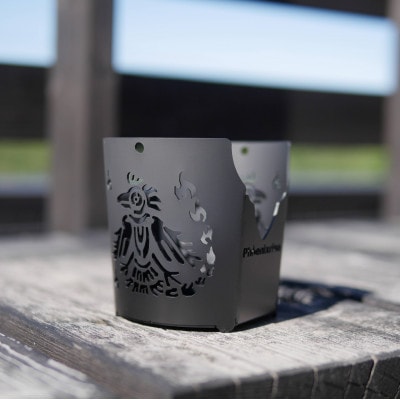 フェニックスライズの小型コンロ「ほたる　ブラック」【配送不可地域：離島・沖縄県】