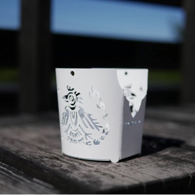 フェニックスライズの小型コンロ「ほたる　ホワイト」【配送不可地域：離島・沖縄県】