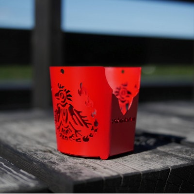 フェニックスライズの小型コンロ「ほたる　レッド」【配送不可地域：離島・沖縄県】