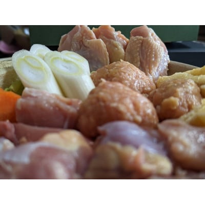 青森シャモロック　グルメ鍋セット　ペアサイズ【配送不可地域：離島・沖縄県】