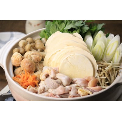 青森シャモロック　とり鍋せんべい汁セット　ファミリーサイズ【配送不可地域：離島・沖縄県】