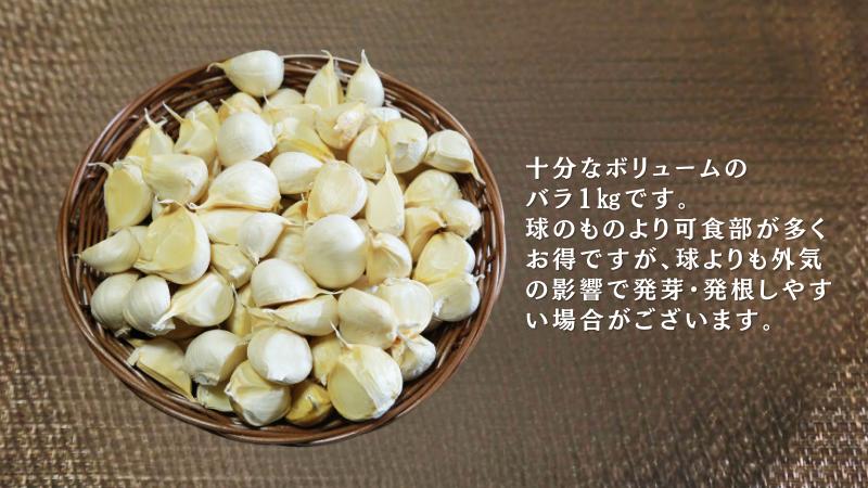 青森県田子産にんにくバラ（訳あり）約1kg