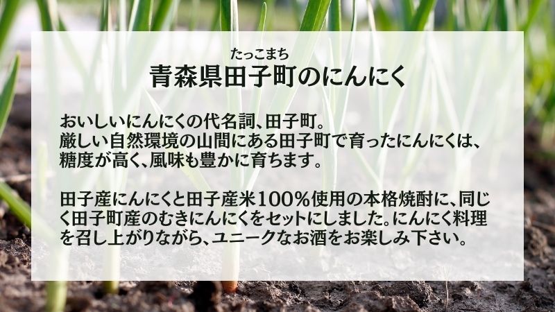 にんにく焼酎「どでん」720ml＆むきにんにく200g