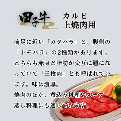 田子牛 上焼肉用200g